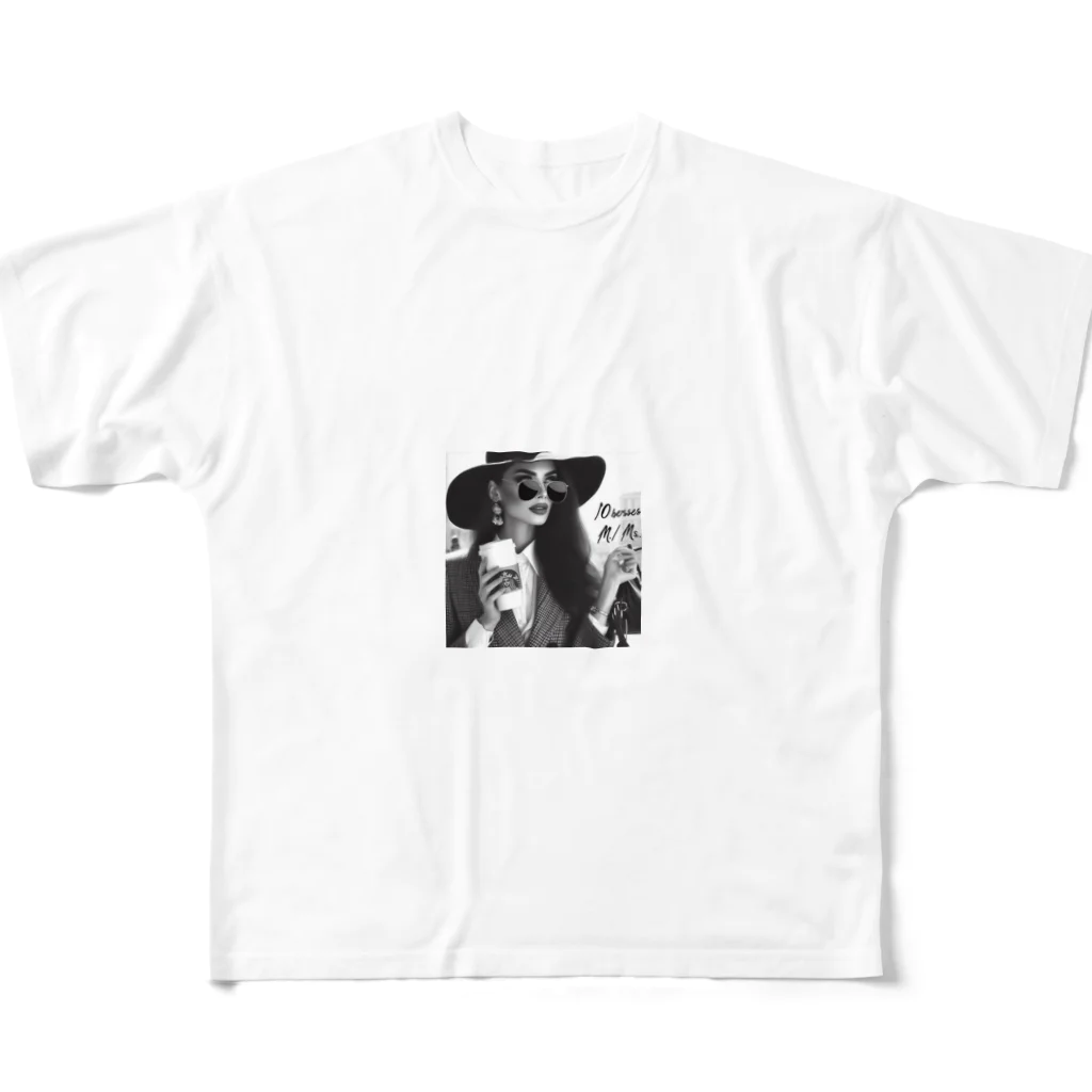 kou's shopの海外ガールのグッズ All-Over Print T-Shirt