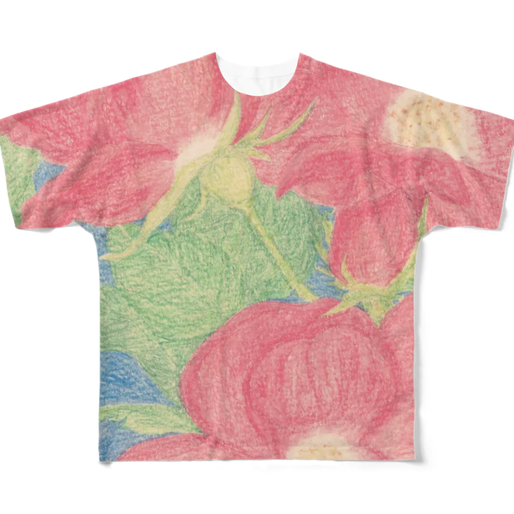 つぎのノックアウト　バラ All-Over Print T-Shirt