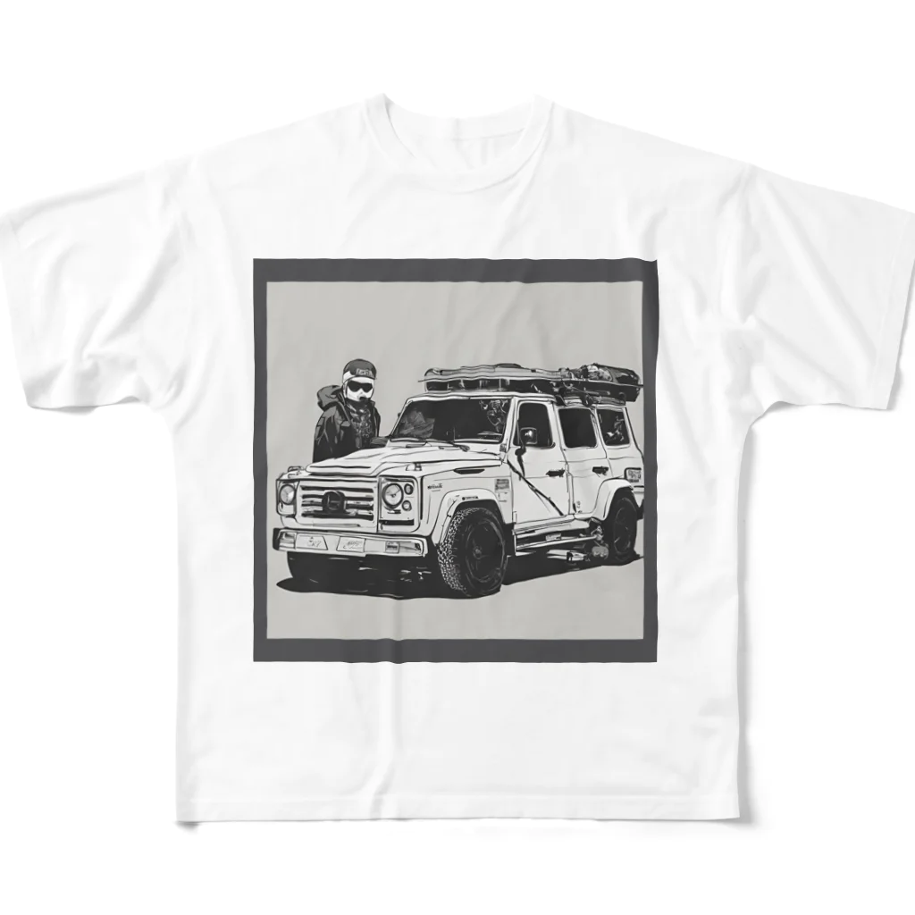 freedomの俺の愛車 フルグラフィックTシャツ