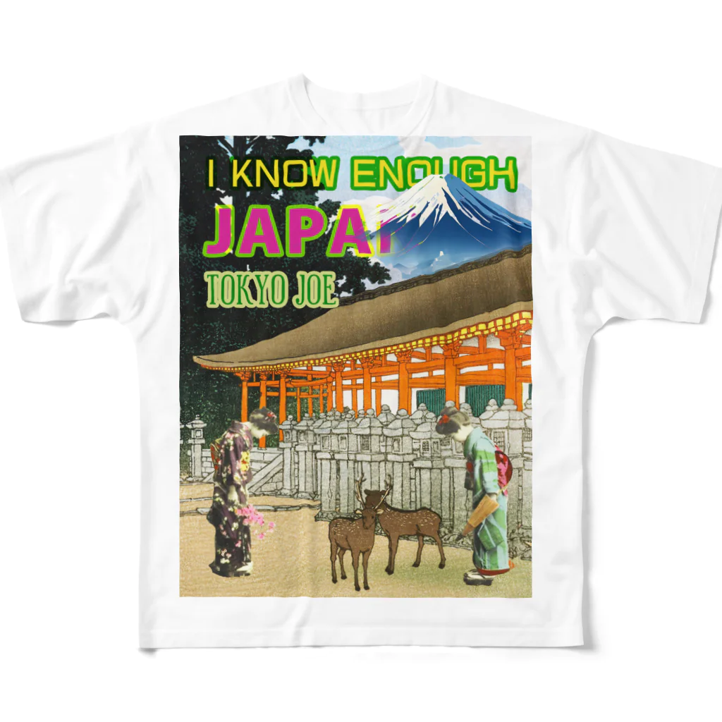 TOKYO-JOEのI KNOW ENOUGH JAPAN vol2 フルグラフィックTシャツ