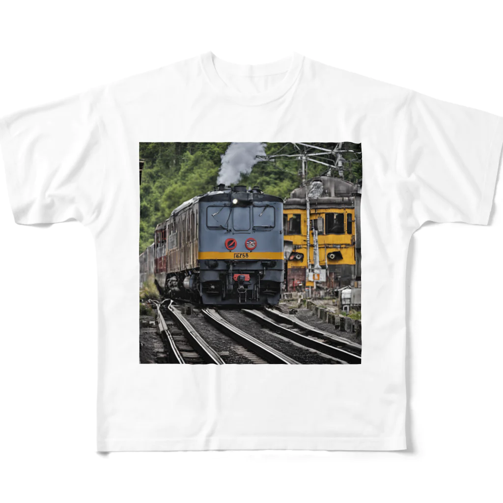 atoyuki_SHOPの鉄道デザイン　ato All-Over Print T-Shirt
