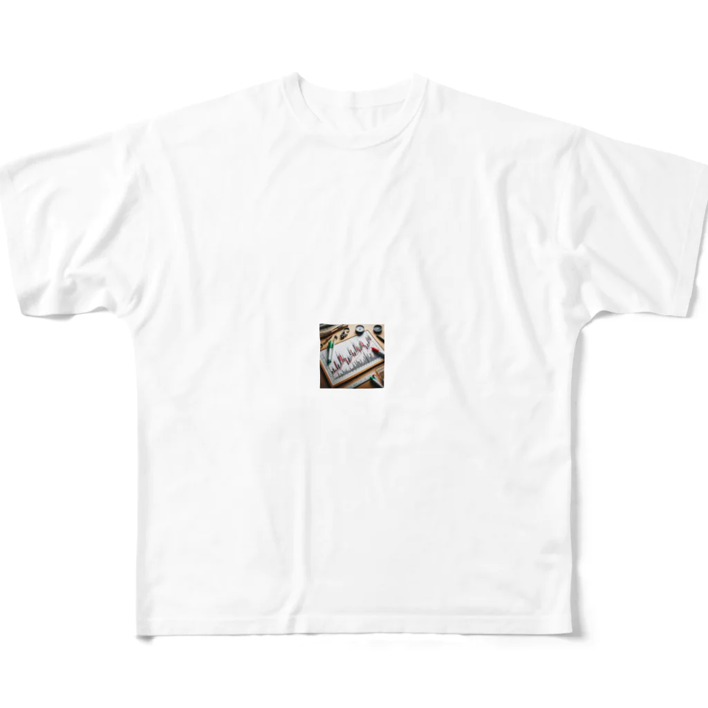 rukia59のローソク足 All-Over Print T-Shirt