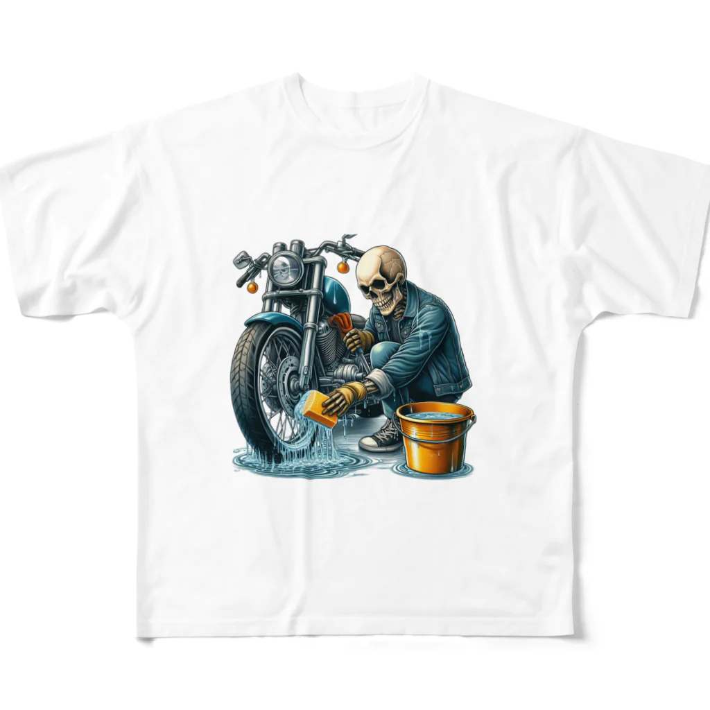 shime_savaの骨の髄まで愛車を磨く！ All-Over Print T-Shirt