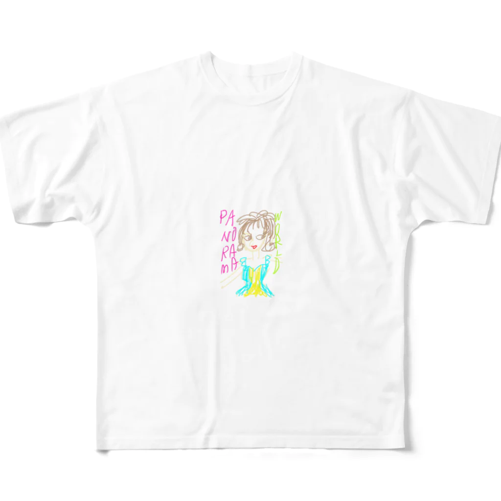 panoramaworldのPANOちゃん フルグラフィックTシャツ