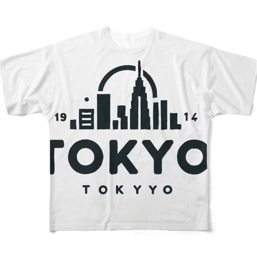 aoharu2005のTOKYO フルグラフィックTシャツ