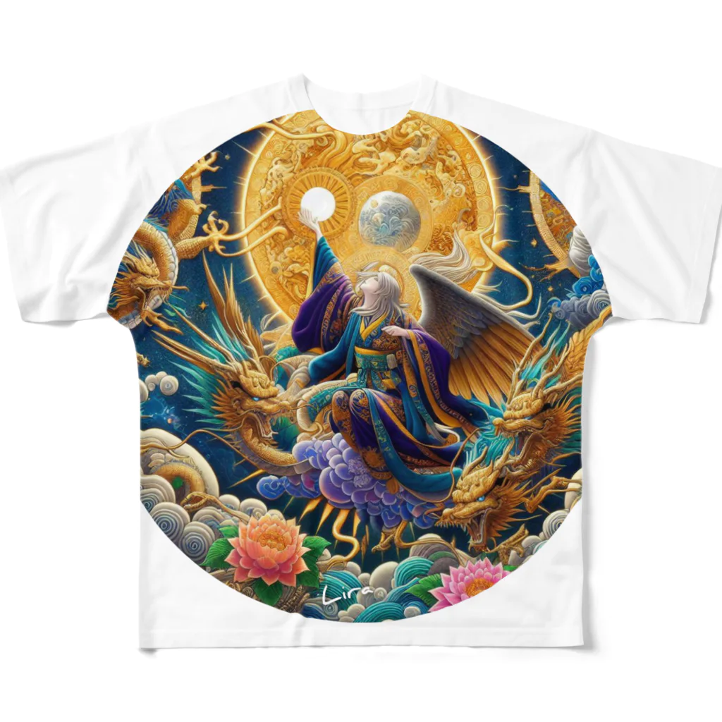 Lira-0011のLira天使シリーズ フルグラフィックTシャツ