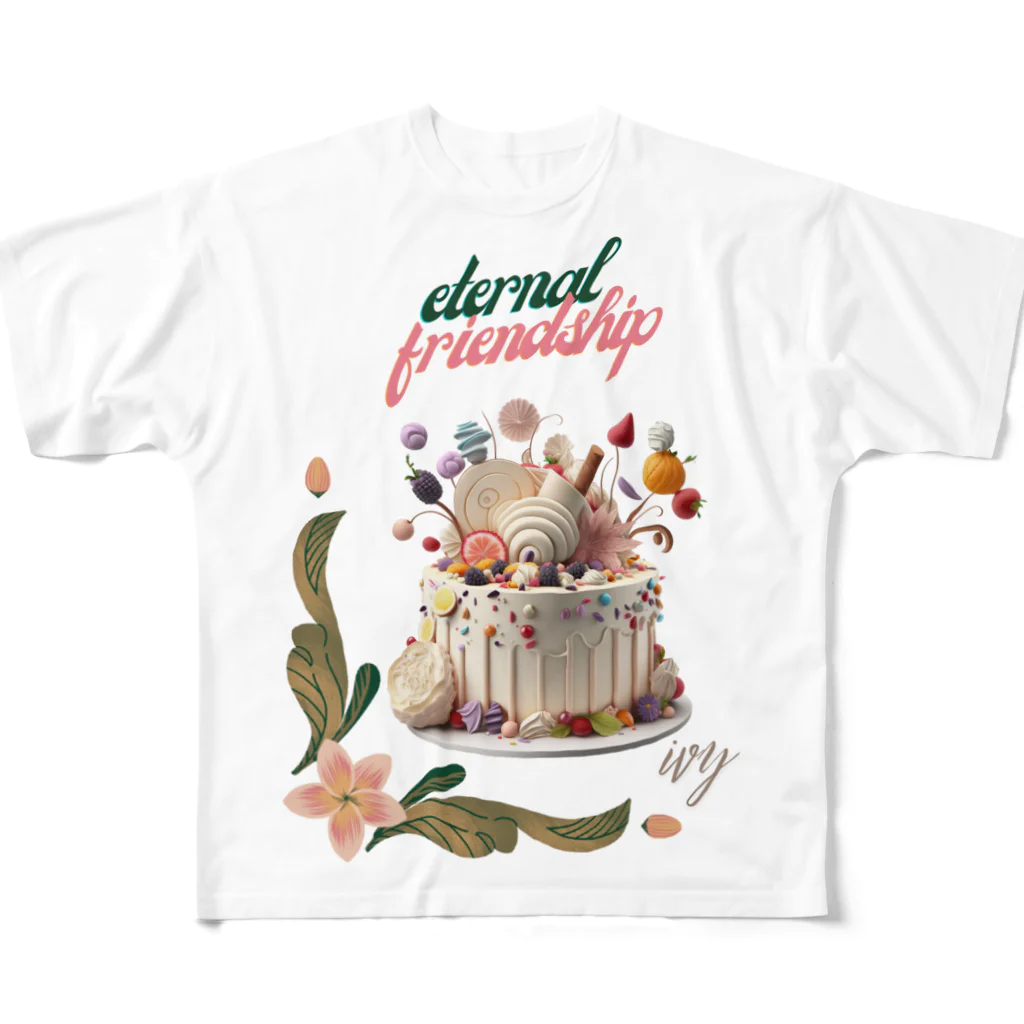 ivybloonのサプライズケーキ All-Over Print T-Shirt