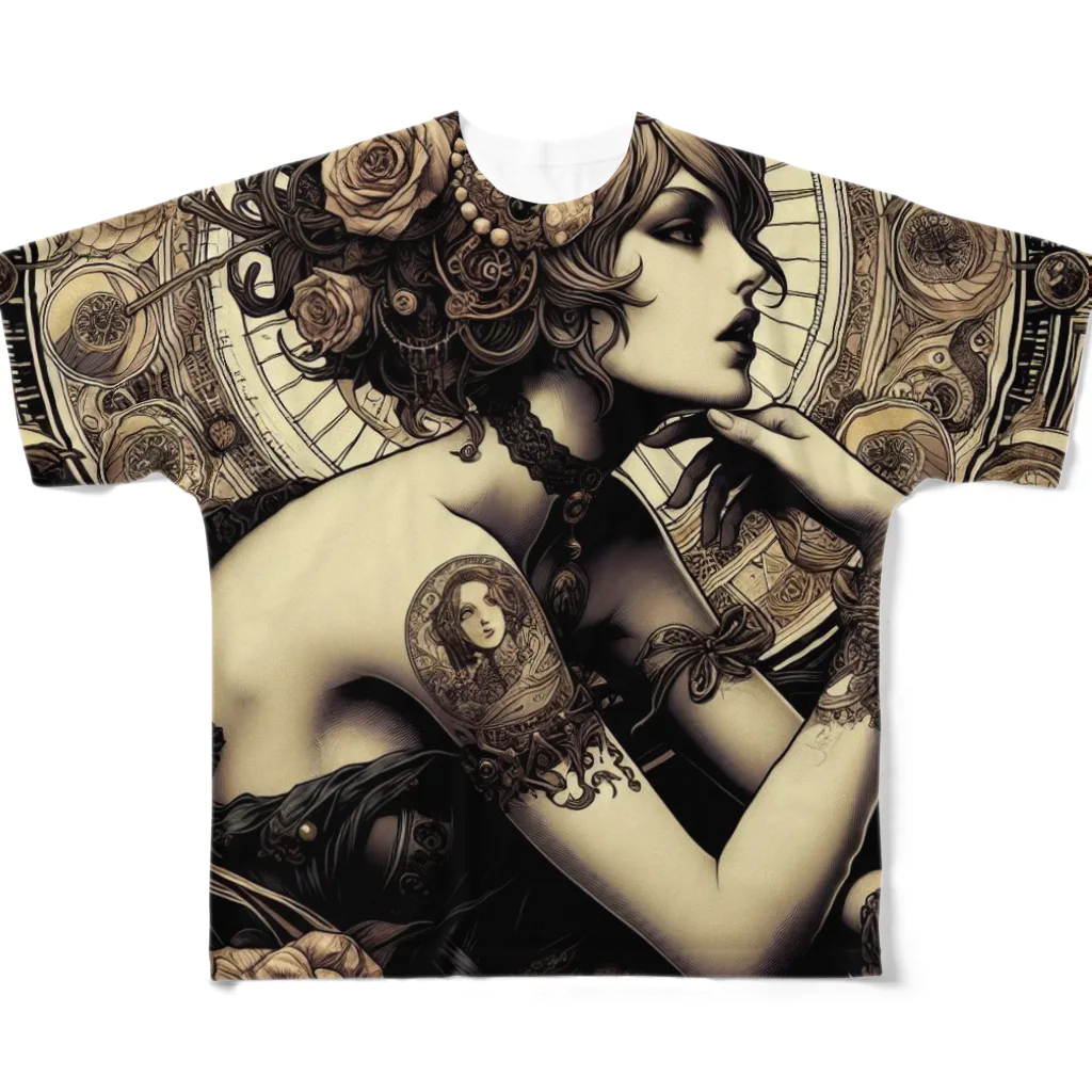 riarioの現代のアプローチ All-Over Print T-Shirt