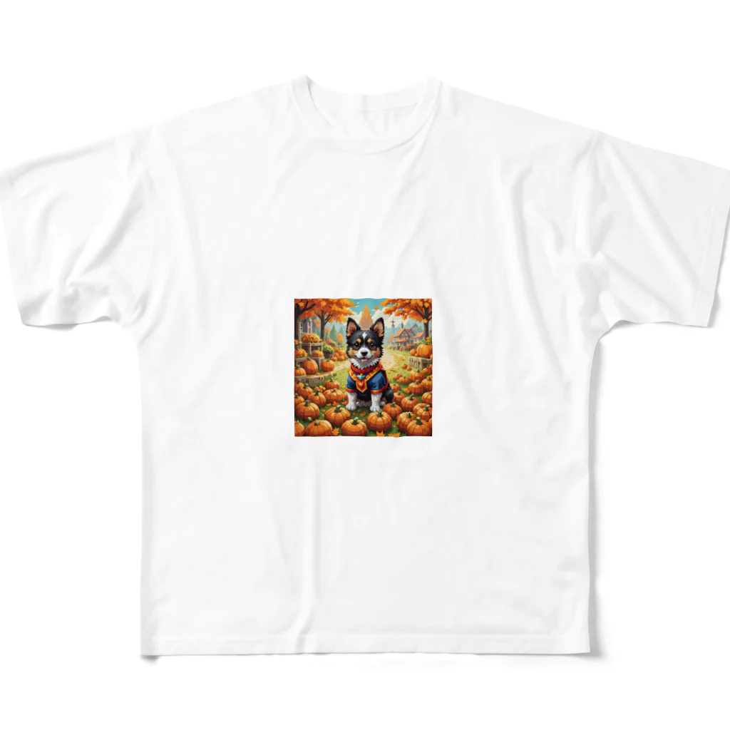 Void Dogの収穫祭の英雄 All-Over Print T-Shirt