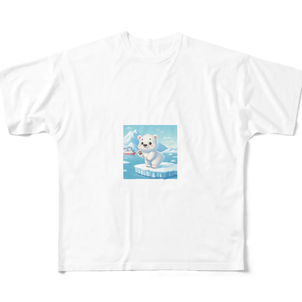 tmghillのキュートなシロクマのキャラクター All-Over Print T-Shirt