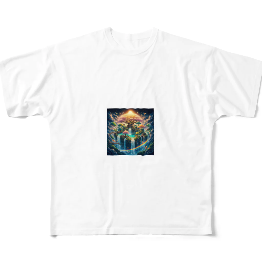 u_yan's SHOPの幻想的世界 フルグラフィックTシャツ