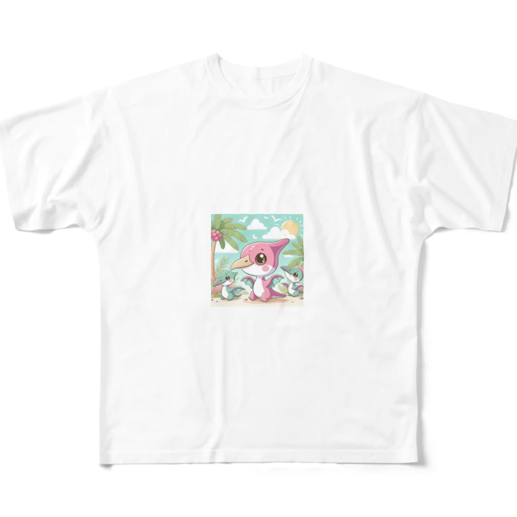 dinosaur_brothersのべびぃプテラ③ フルグラフィックTシャツ