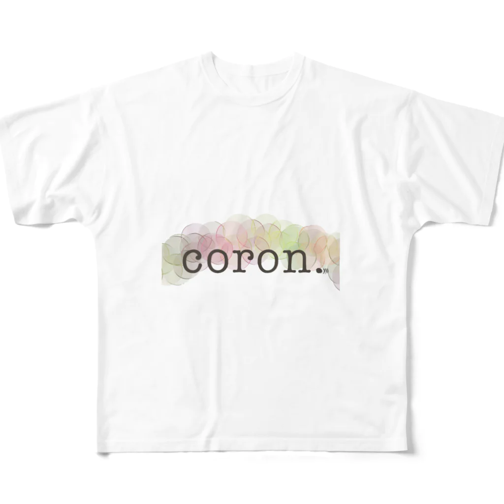 coron.の【coron.】シリーズグッズ フルグラフィックTシャツ