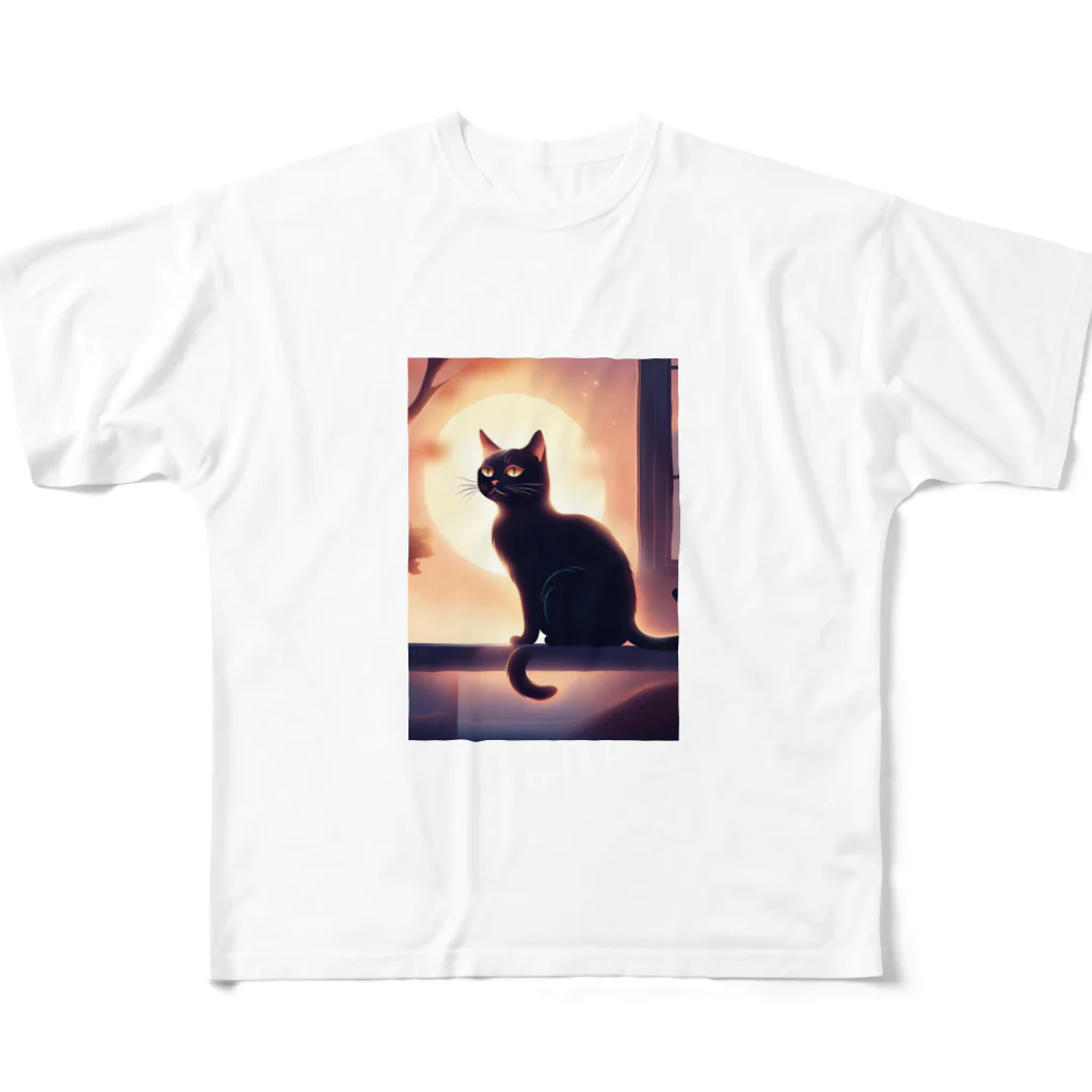 Considerate kitty shopの思いやり猫ちゃん All-Over Print T-Shirt