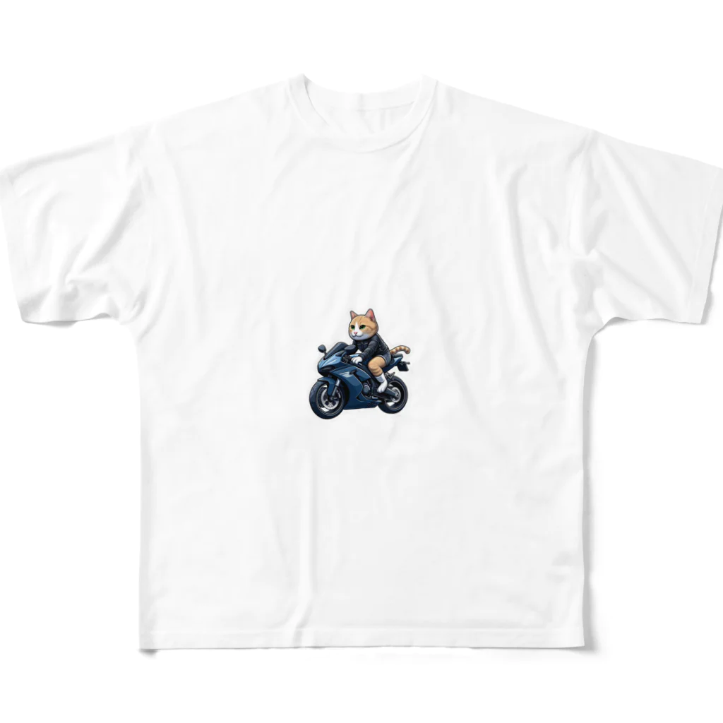 kemono-friendのネコライダー フルグラフィックTシャツ