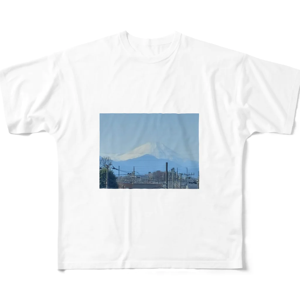 dreammakerの元日の富士山 フルグラフィックTシャツ