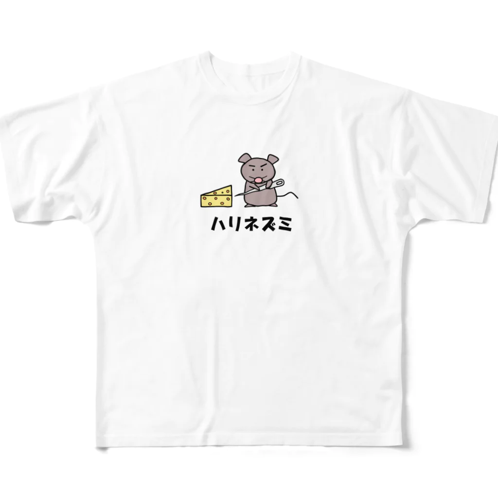 Aiyanのハリネズミ フルグラフィックTシャツ