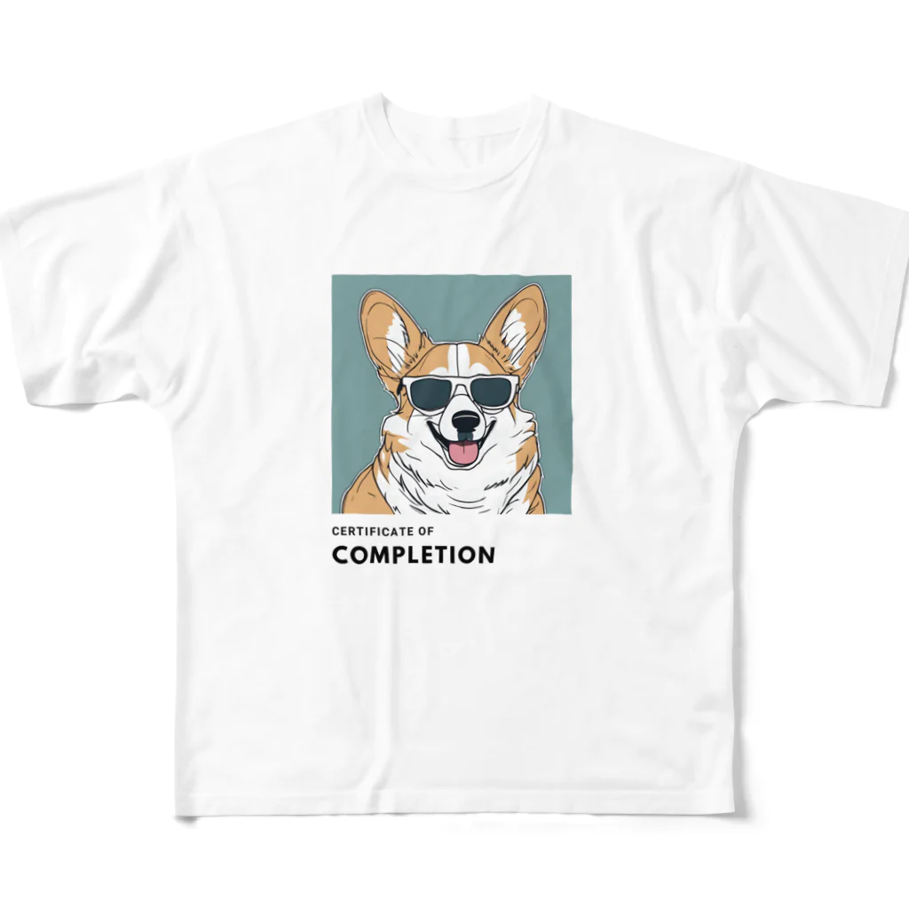 SKデザインコーギーショップのcompletion_Tシャツ フルグラフィックTシャツ