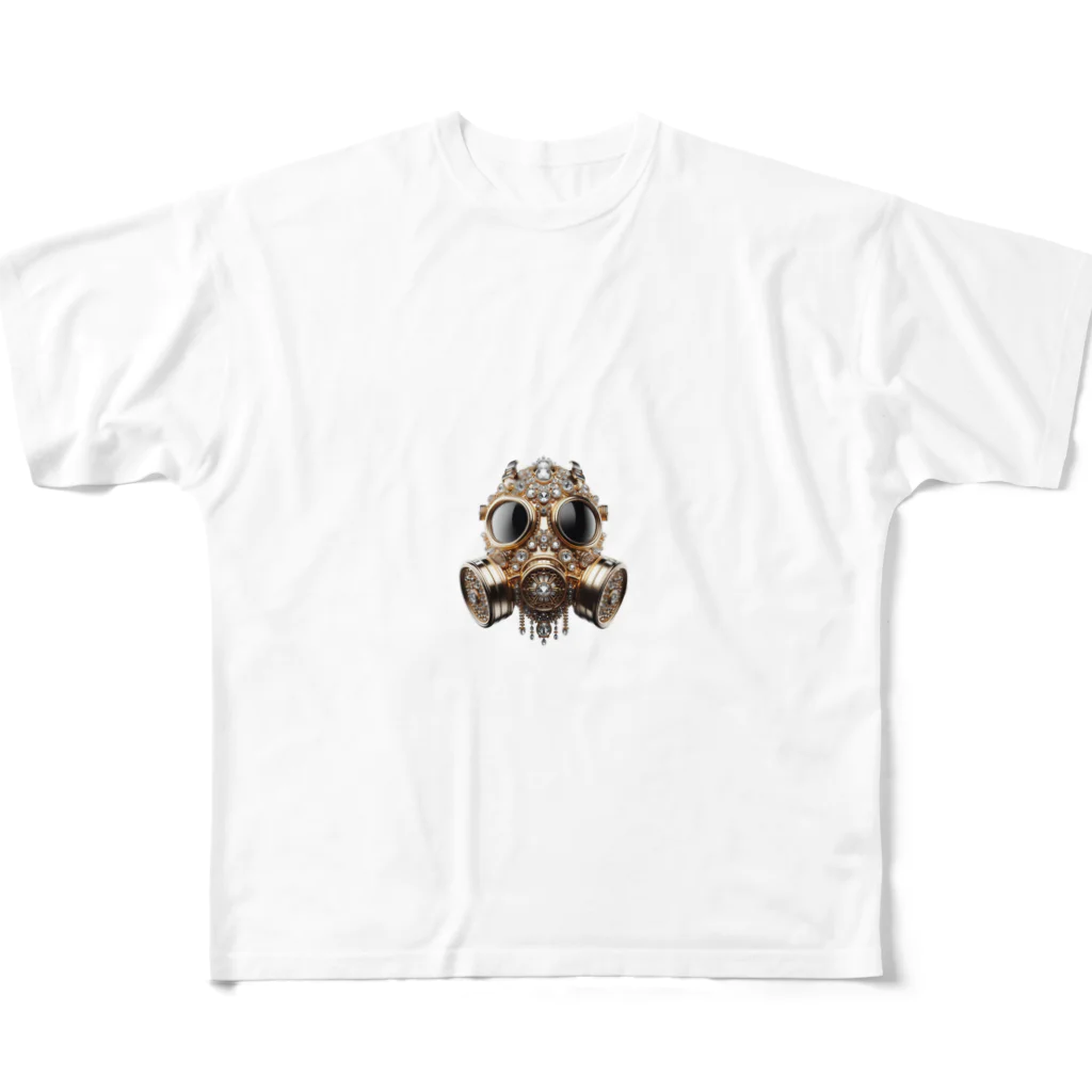 BABYLON  Channel　aiのダイヤモンドガスマスク All-Over Print T-Shirt