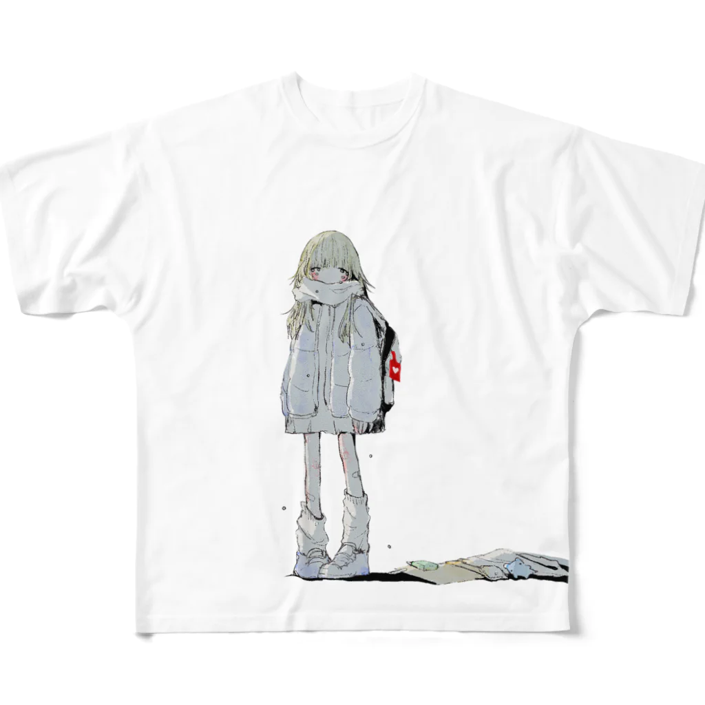 遠藤葉月の自信作のひろえない All-Over Print T-Shirt