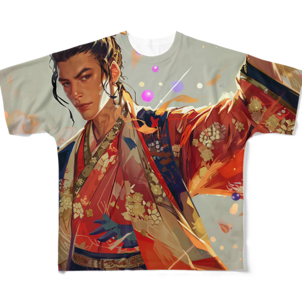 AQUAMETAVERSEの戦国レイブ　Tomoe bb 2712 フルグラフィックTシャツ