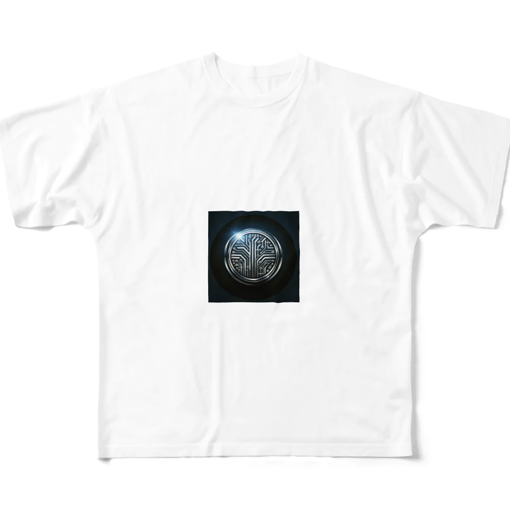 デザインファッションハウスのサイバーグリッドテクノロジー All-Over Print T-Shirt