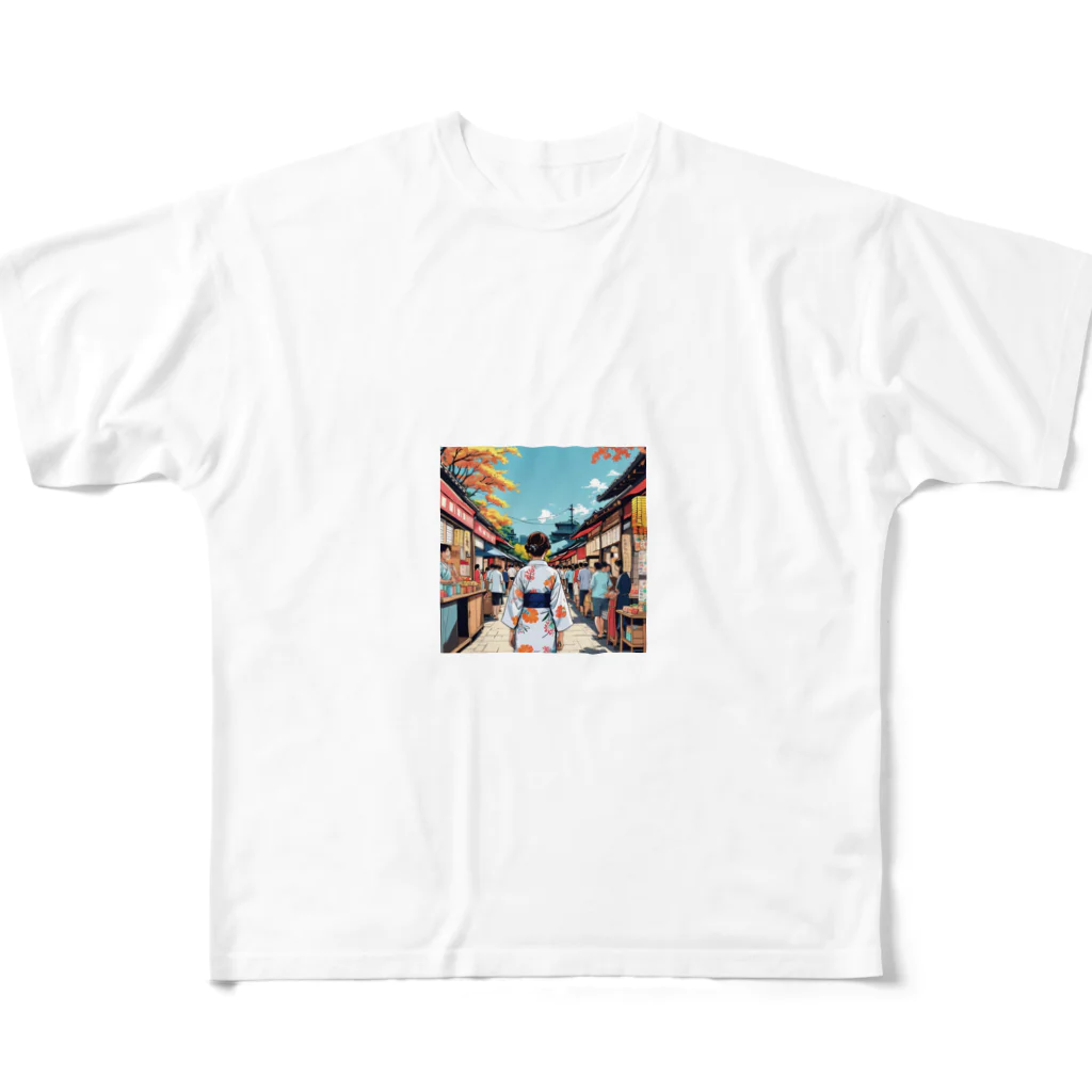 noiSutoaの浴衣 All-Over Print T-Shirt