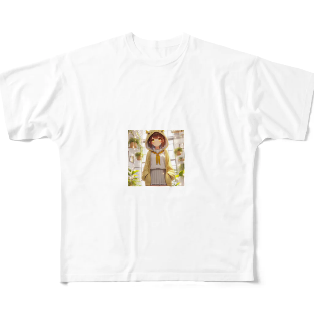 dramusumeの温ドラ娘！イエロー All-Over Print T-Shirt