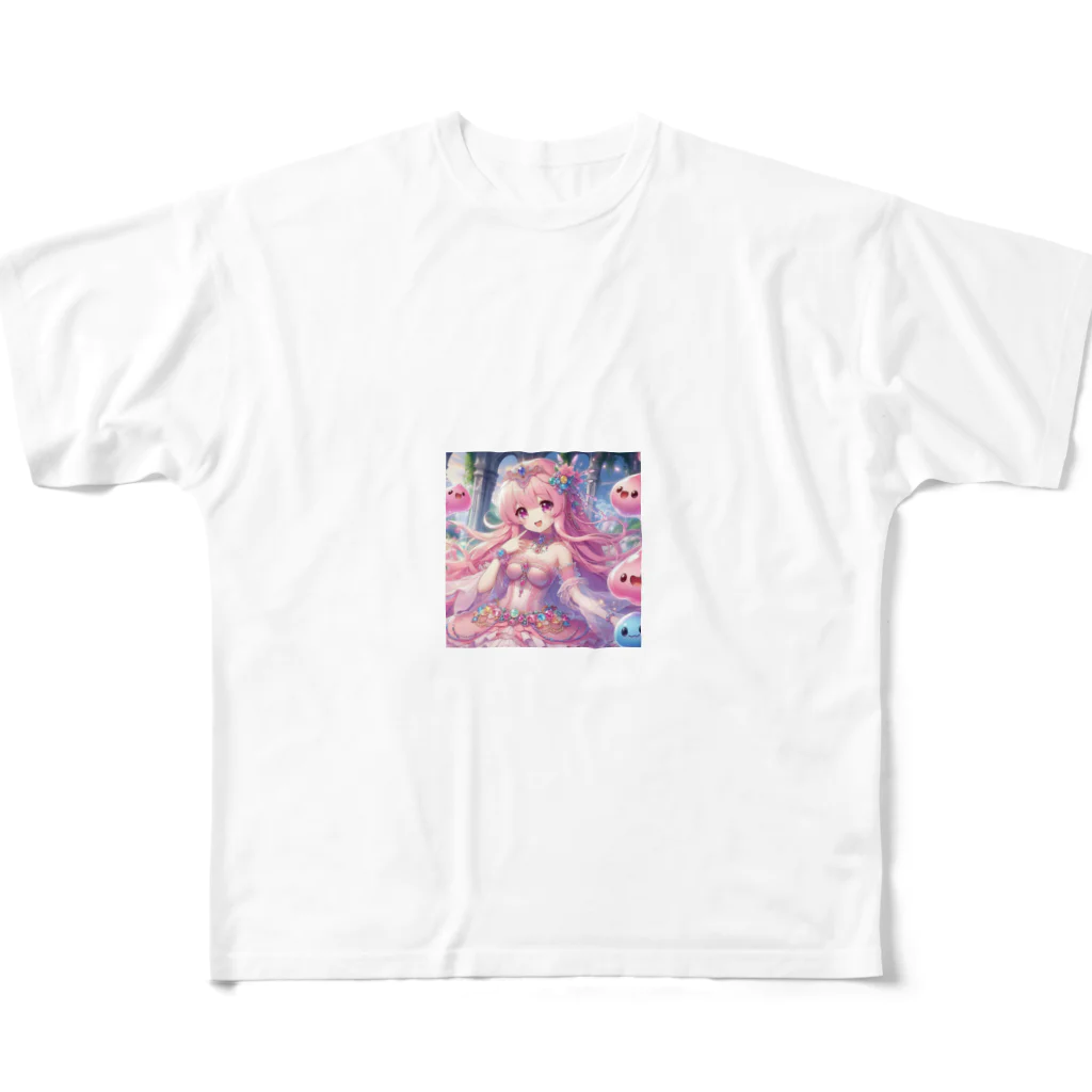 surasuramusumeのスライム娘「ジェム」 All-Over Print T-Shirt