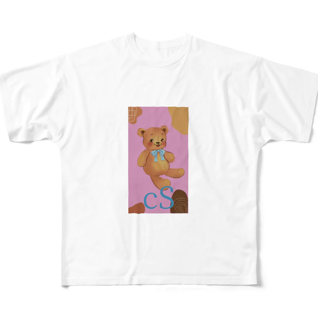 cSクラブのクマぷぅー All-Over Print T-Shirt