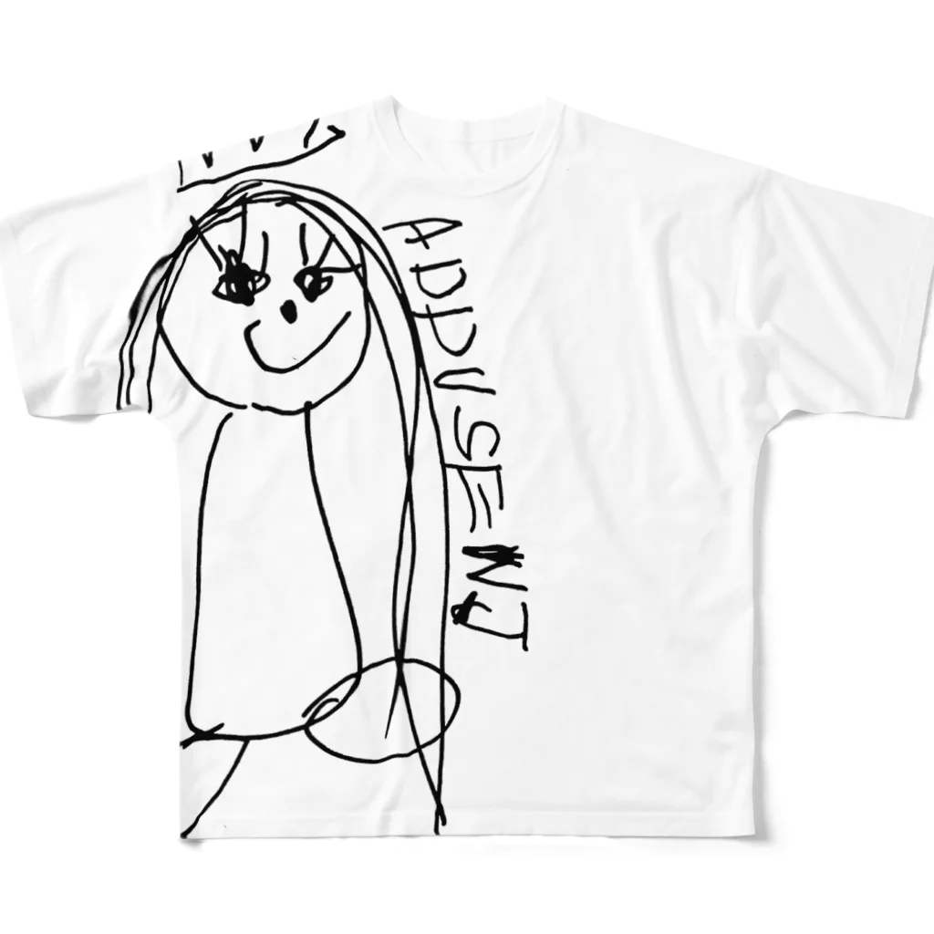 なすび亭のあでゅちゃん All-Over Print T-Shirt