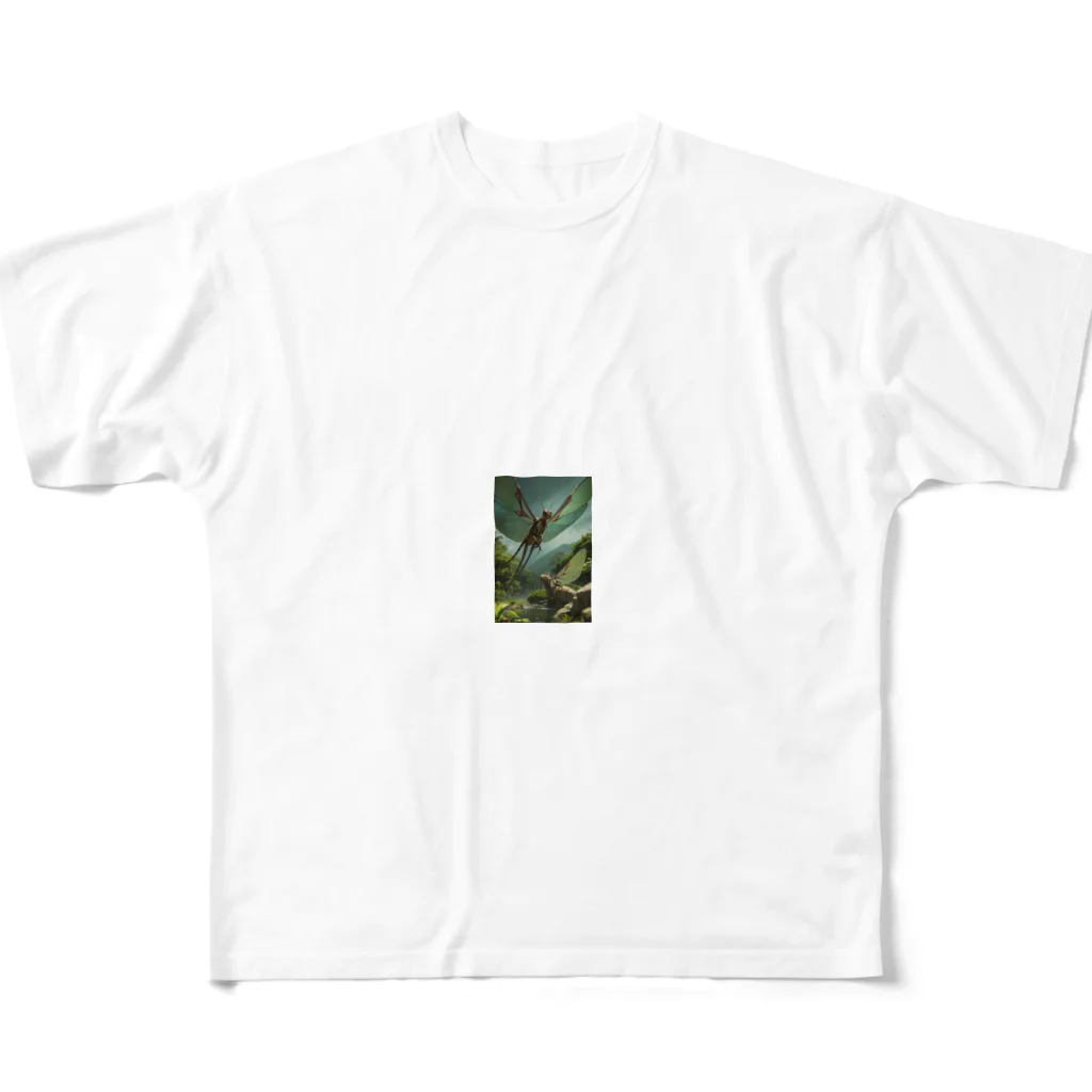 OTIRUBUTUBUTUのメガネウラ All-Over Print T-Shirt