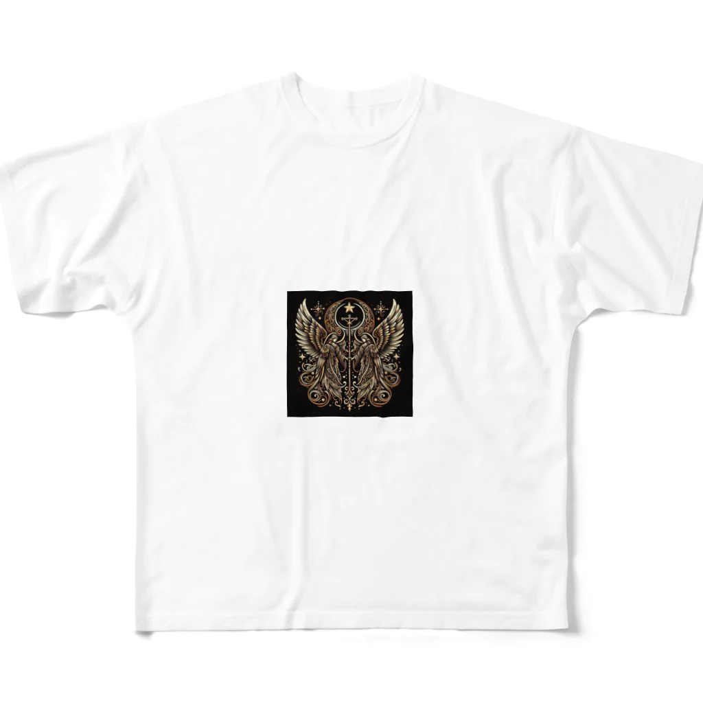 wワンダーワールドwのAngel009 All-Over Print T-Shirt