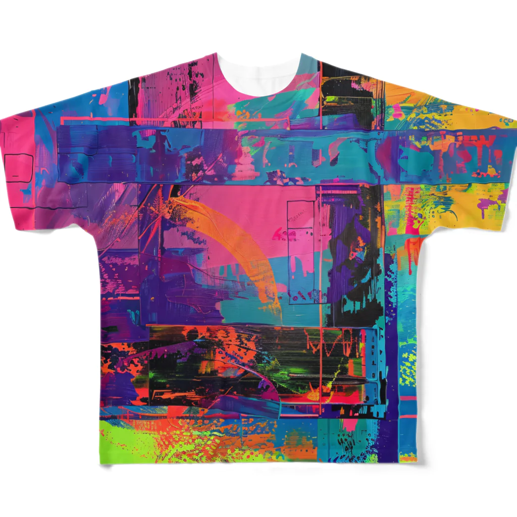 Paraverse2024の Y2Kファッションの復活 フルグラフィックTシャツ