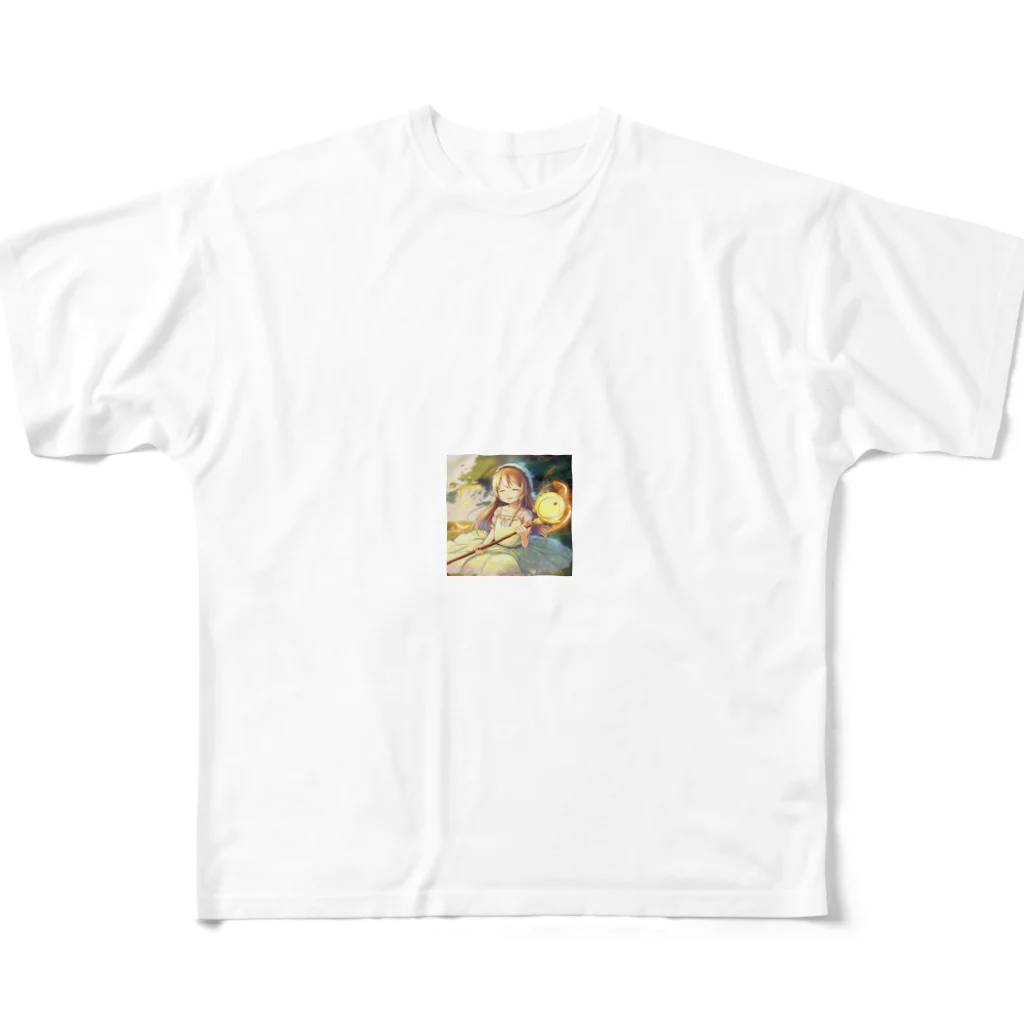 hagi528の癒し系魔法少女 All-Over Print T-Shirt