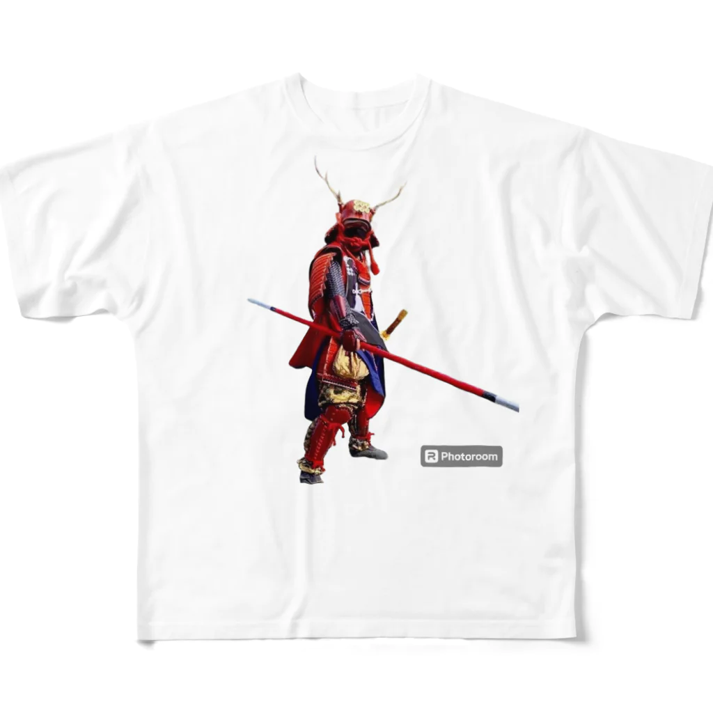 Yukimurakun「Samurai」の真田幸村 All-Over Print T-Shirt