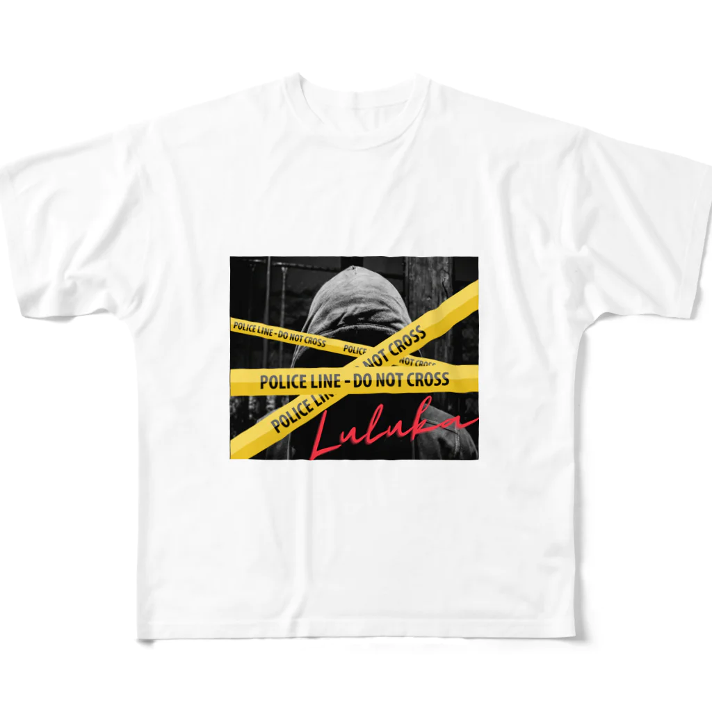 LULUKAのLUKUKAブランド フルグラフィックTシャツ