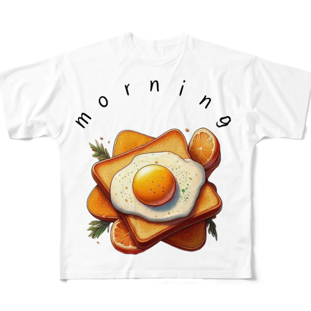 TooDesign315のｍｏｒｎｉｎｇ！ フルグラフィックTシャツ