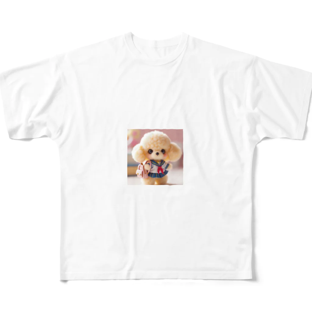 hanako_love_itemのトイプー女子 フルグラフィックTシャツ