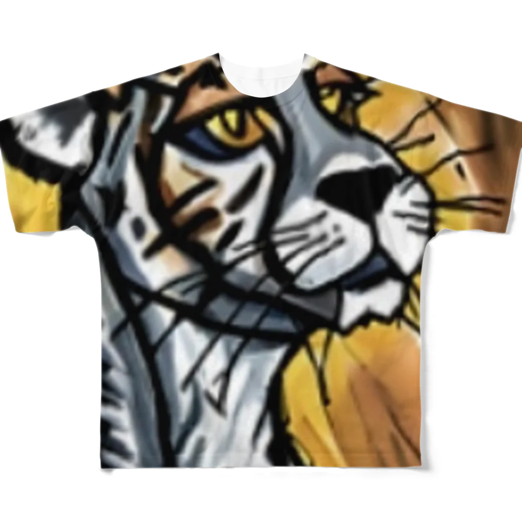 Ppit8の野生の猫 All-Over Print T-Shirt