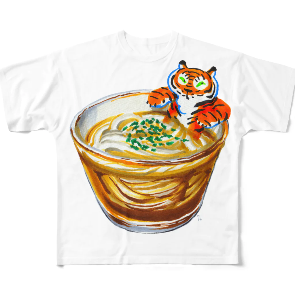 segasworksの心太とトラちゃん All-Over Print T-Shirt