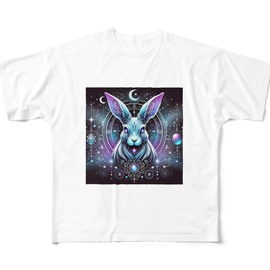 ryo-cyanのうさぎ All-Over Print T-Shirt