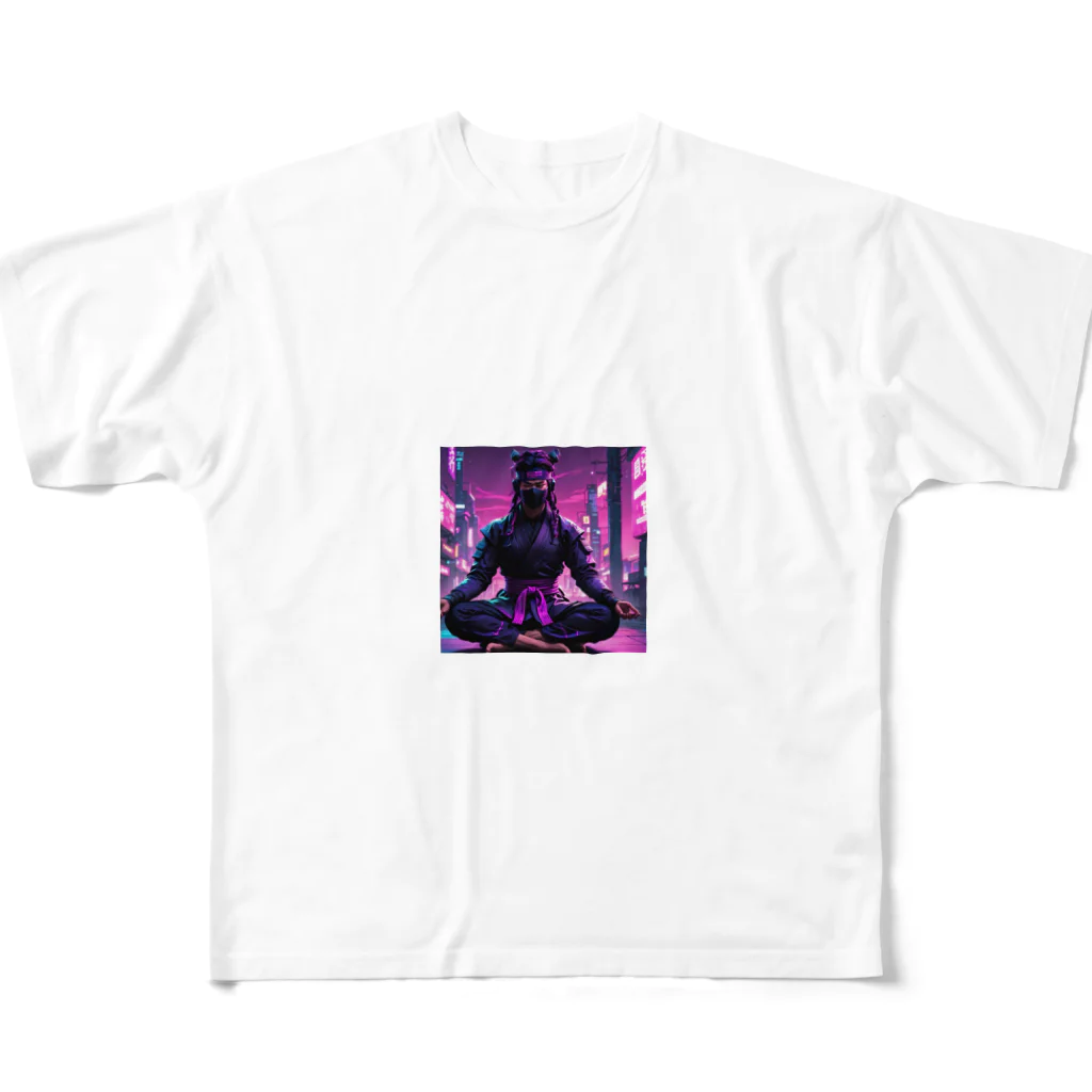 Imugeの忍者4 フルグラフィックTシャツ