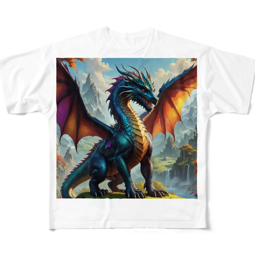 ミヤさんの王道ドラゴン フルグラフィックTシャツ