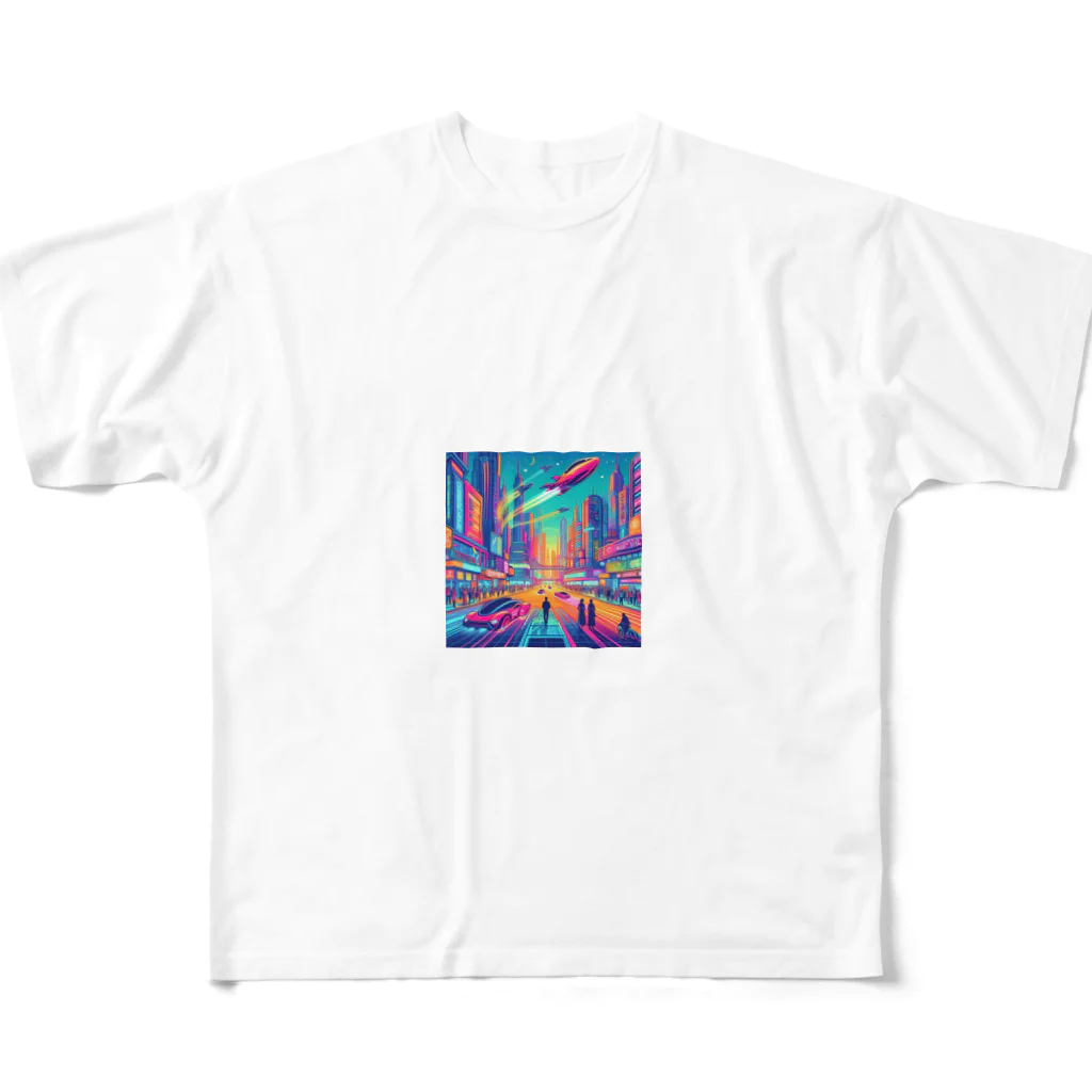 Mi.SanのまるでSF映画 All-Over Print T-Shirt