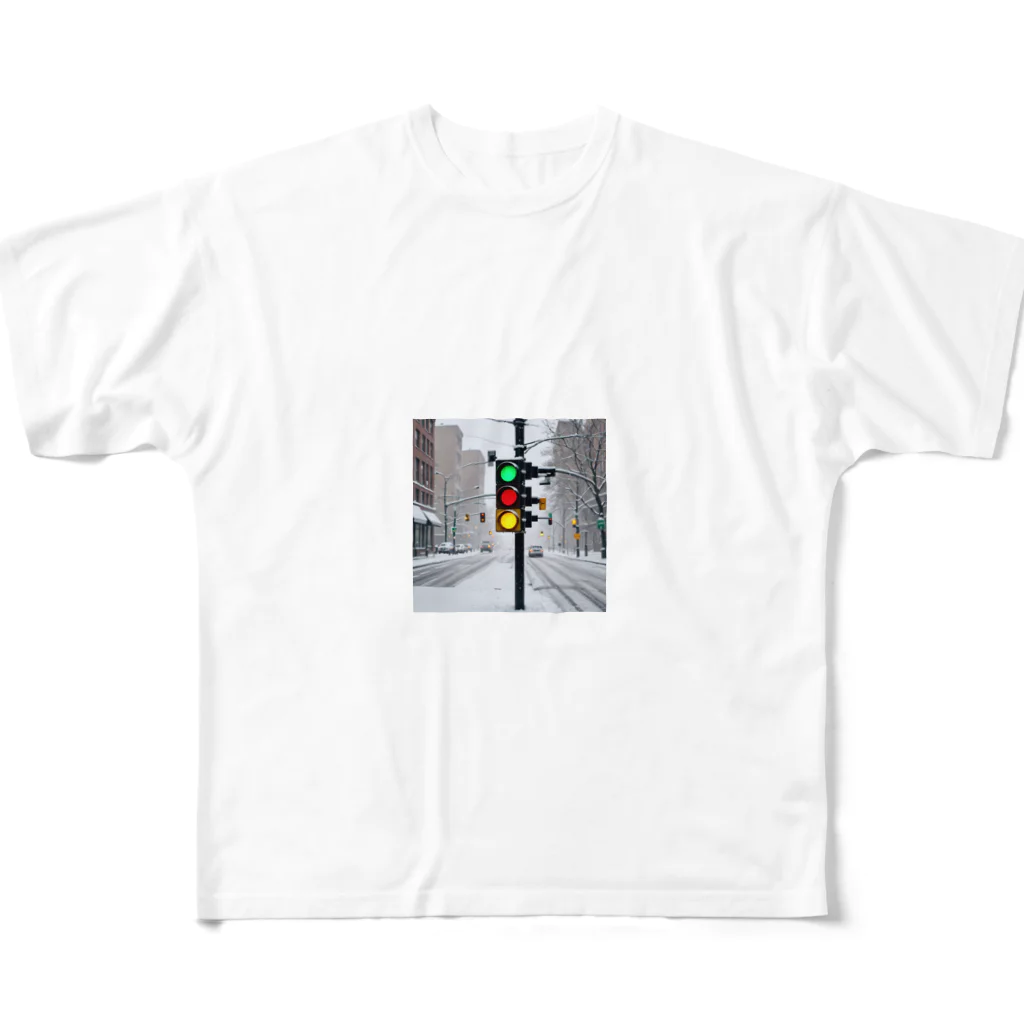 ft141104の「とある国の冬の信号」 All-Over Print T-Shirt