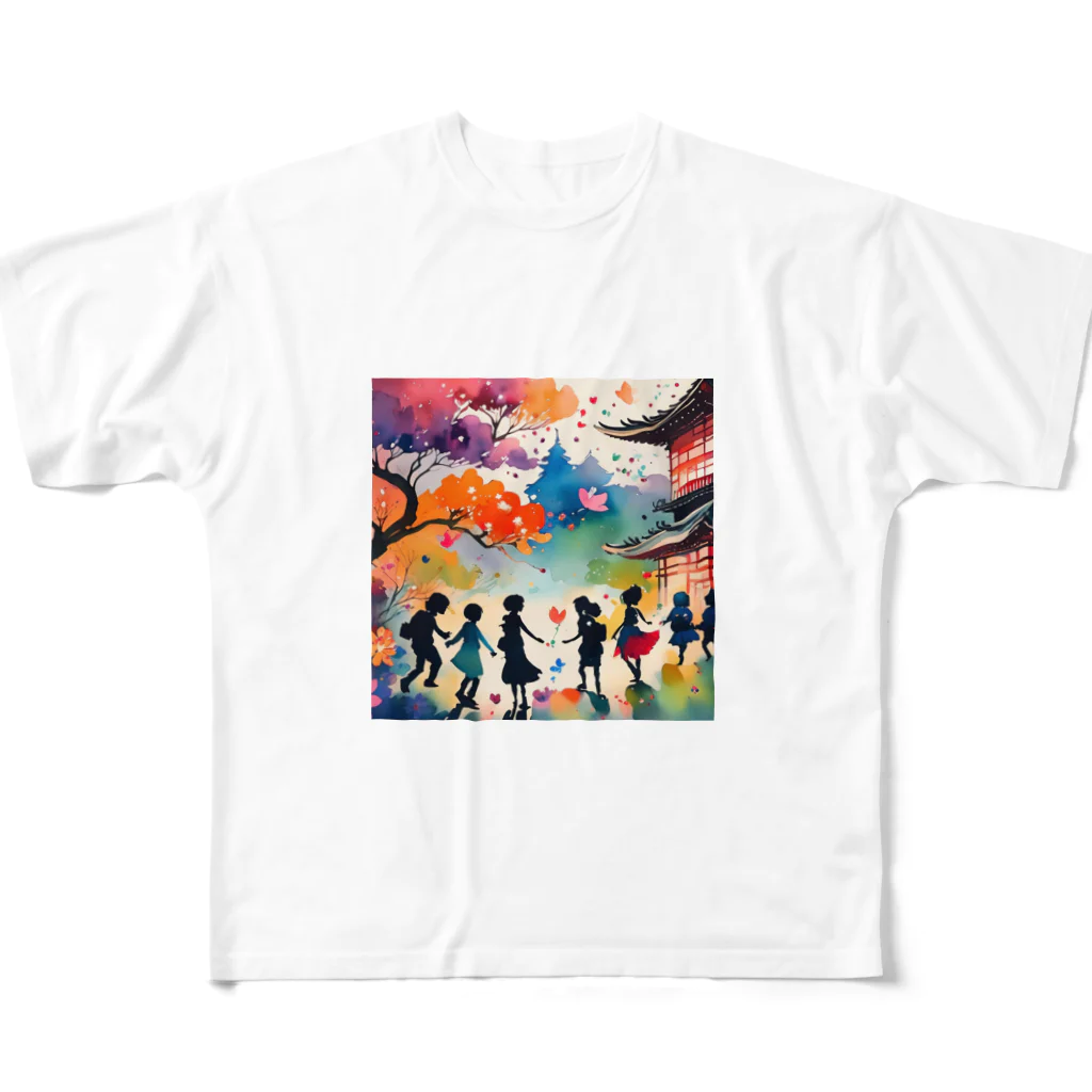 uemurachizzの桃源郷の遊び場 All-Over Print T-Shirt