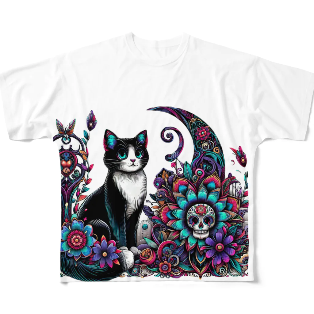 NL-のゴシック×猫2 All-Over Print T-Shirt