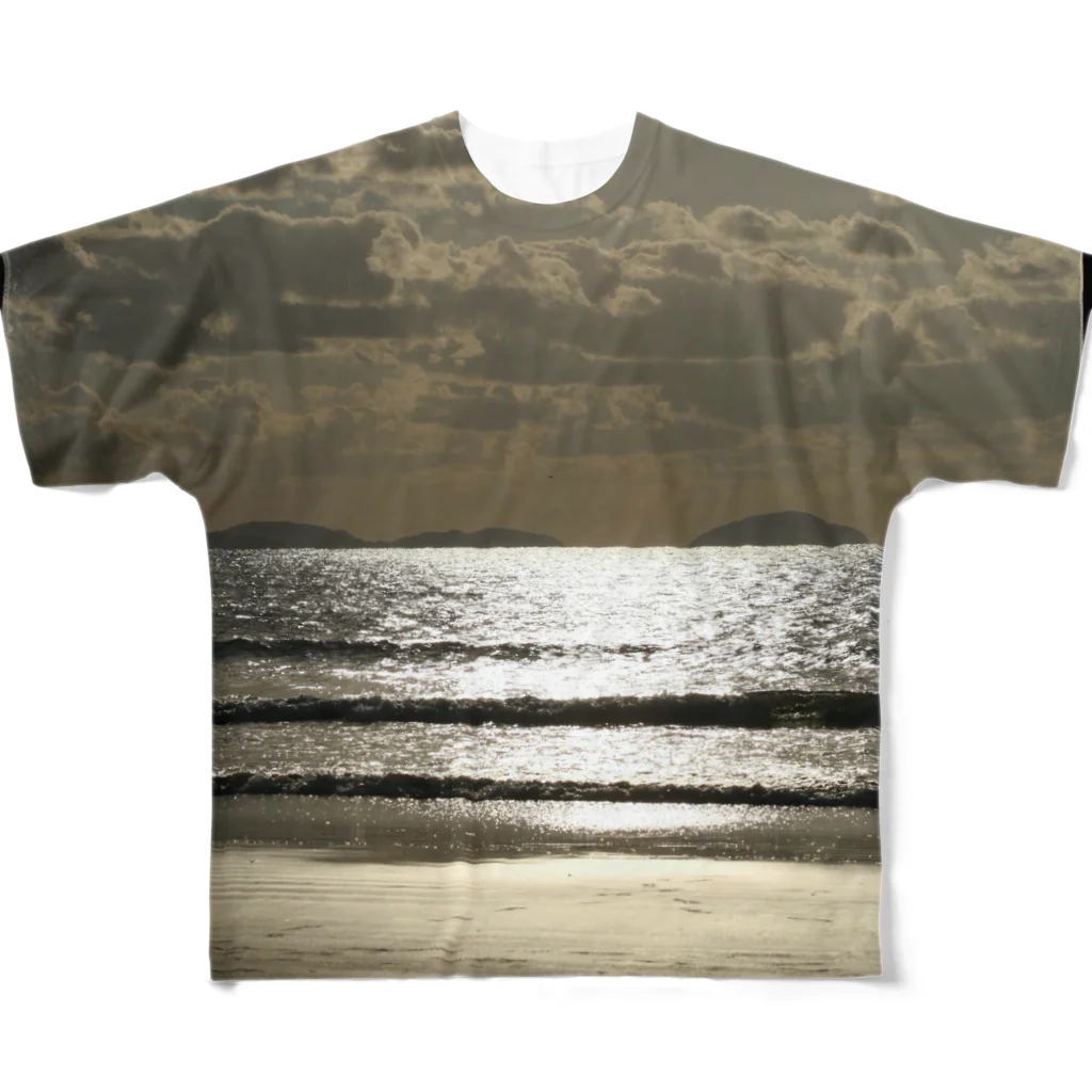 Rikutou Iura 【井浦六灯】のpeaceful ocean フルグラフィックTシャツ