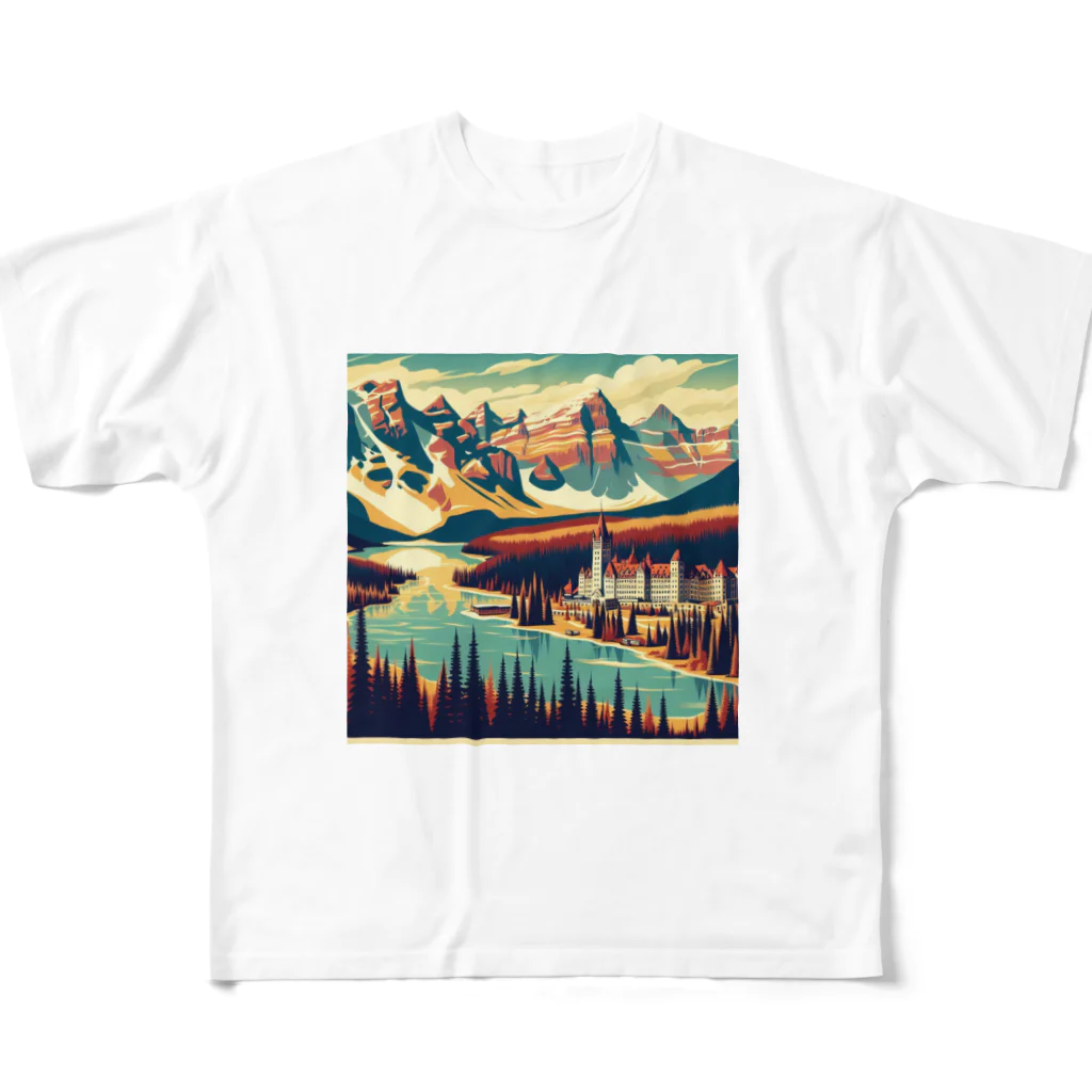 aircooled3のザ カナダの自然 観光地 All-Over Print T-Shirt